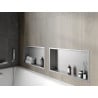 Mexen X-Wall-R raft de încastrare cu flanșă 60 x 30 cm, inox - 1910603010