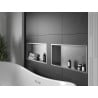 Mexen X-Wall-R fürdőszoba süllyesztett polc kerettel 60 x 30 cm, inox - 1910603010