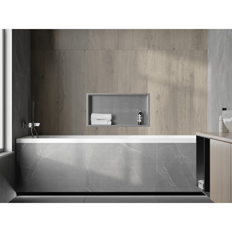 Mexen X-Wall-R 60 x 30 cm-es peremes fali polc, inox - 1910603010