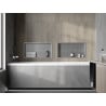 Mexen X-Wall-R raft de încastrare cu flanșă 60 x 30 cm, inox - 1910603010