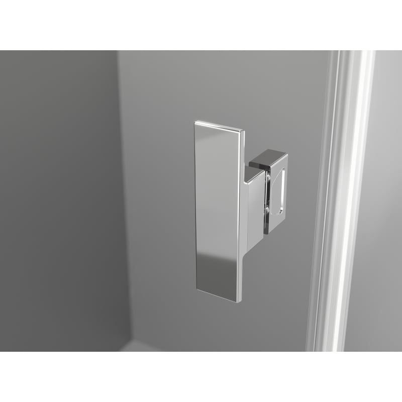 Mexen Mist-H Duo cabină de duș cu ușă batantă stânga 105 x 95 cm, transparent, crom - 8A5-105L-095P-01-00