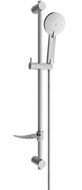 Mexen DF40 set de duș glisant, gri armat periat - 785404582-66