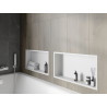Mexen X-Wall-R fülkés polc peremmel 60 x 30 cm, fehér - 1920603010