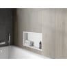 Mexen X-Wall-R raft de încastrare cu flanșă 60 x 30 cm, Albă - 1920603010