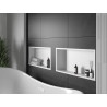 Mexen X-Wall-R fülkés polc peremmel 60 x 30 cm, fehér - 1920603010