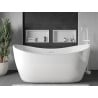 Mexen X-Wall-R raft de încastrare cu flanșă 60 x 30 cm, Albă - 1920603010