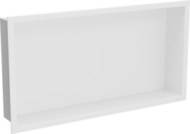 Mexen X-Wall-R fürdőszoba süllyesztett polc kerettel 60 x 30 cm, Fehér - 1920603010