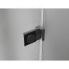 Mexen Lunar-B cabina de duș cu ușă batantă stânga 100 x 80 cm, transparentă, gri pistol periat - 832-100-080-66-00-L