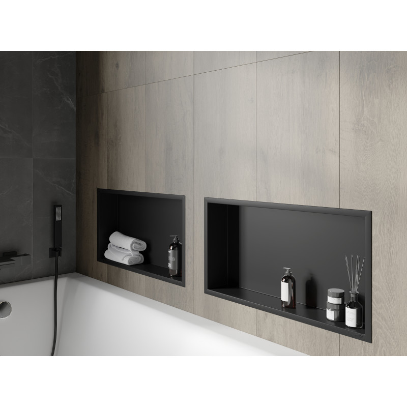 Mexen X-Wall-R raft nișă cu ramă 60 x 30 cm, negru - 1970603010