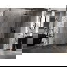 Cabină de duș Mexen Lunar-B cu deschidere dreapta 95 x 70 cm, transparentă, gri armă periat - 832-095-070-66-00-P