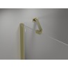 Mexen Mist-H Duo cabină de duș cu deschidere pe stânga 110 x 105 cm, transparent, auriu - 8A5-1105L-105P-50-00