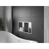 Mexen X-Wall-R fürdőszoba süllyesztett polc kerettel és polccal 60 x 30 cm, inox - 1910603010S