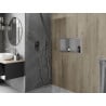 Mexen X-Wall-R fürdőszoba süllyesztett polc kerettel és polccal 60 x 30 cm, inox - 1910603010S