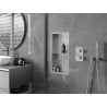 Mexen X-Wall-R falpolc peremmel és polccal 60 x 30 cm, inox - 1910603010S