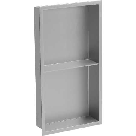 Mexen X-Wall-R falpolc peremmel és polccal 60 x 30 cm, inox - 1910603010S