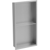Mexen X-Wall-R falpolc peremmel és polccal 60 x 30 cm, inox - 1910603010S