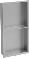 Mexen X-Wall-R fülkes polc peremmel és polccal, 60 x 30 cm, inox - 1910603010S