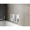 Mexen X-Wall-R raft încastrat cu flanșă și poliță 60 x 30 cm, albă - 1920603010S