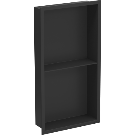 Mexen X-Wall-R raft încastrat cu flanșă și poliță 60 x 30 cm, negru - 1970603010S