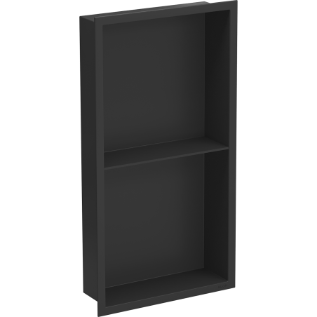 Mexen X-Wall-R raft încastrat cu flanșă și raft 60 x 30 cm, Neagră - 1970603010S
