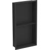 Mexen X-Wall-R poliță încastrată cu flanșă și poliță 60 x 30 cm, neagră - 1970603010S
