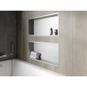 Mexen X-Wall-R fali polc gallérral 75 x 30 cm, inox - 1910753010