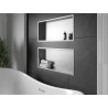 Mexen X-Wall-R fali polc gallérral 75 x 30 cm, inox - 1910753010