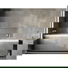 Mexen X-Wall-R fürdőszoba süllyesztett polc kerettel 75 x 30 cm, inox - 1910753010