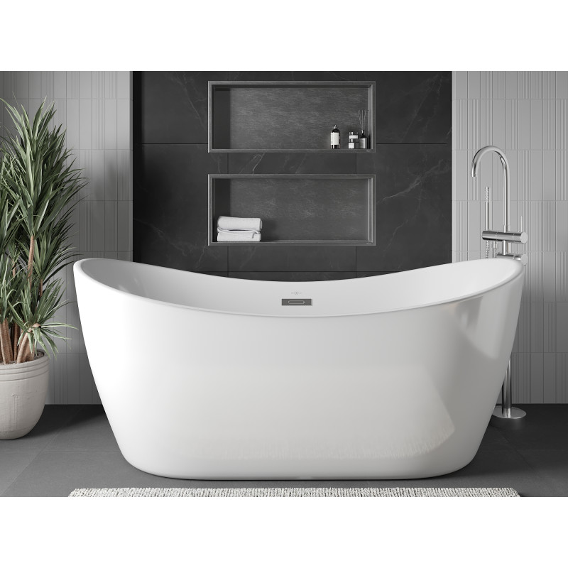 Mexen X-Wall-R fali polc gallérral 75 x 30 cm, inox - 1910753010