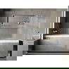 Mexen X-Wall-R fürdőszoba süllyesztett polc kerettel 75 x 30 cm, inox - 1910753010