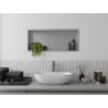 Mexen X-Wall-R raft de încastrare cu flanșă 75 x 30 cm, inox - 1910753010
