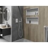 Mexen X-Wall-R raft de încastrare cu flanșă 75 x 30 cm, Albă - 1920753010