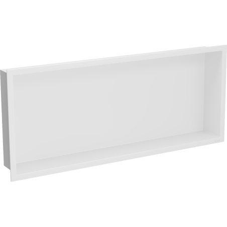 Mexen X-Wall-R fürdőszoba süllyesztett polc kerettel 75 x 30 cm, Fehér - 1920753010