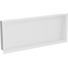 Mexen X-Wall-R fürdőszoba süllyesztett polc kerettel 75 x 30 cm, Fehér - 1920753010