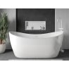 Mexen X-Wall-R raft de încastrare cu flanșă 75 x 30 cm, Albă - 1920753010