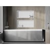 Mexen X-Wall-R raft de încastrare cu flanșă 75 x 30 cm, Albă - 1920753010