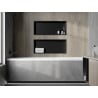 Mexen X-Wall-R fali polc peremmel 75 x 30 cm, fekete - 1970753010