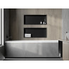 Mexen X-Wall-R raft de nișă cu flanșă 75 x 30 cm, negru - 1970753010
