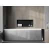 Mexen X-Wall-R fali polc peremmel 75 x 30 cm, fekete - 1970753010