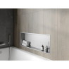 Mexen X-Wall-R fülkepolc peremmel, 90 x 30 cm, inox - 1910903010
