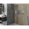 Mexen X-Wall-R raft încastrat cu flanșă 90 x 30 cm, inox - 1910903010