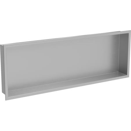 Mexen X-Wall-R fülkepolc peremmel, 90 x 30 cm, inox - 1910903010