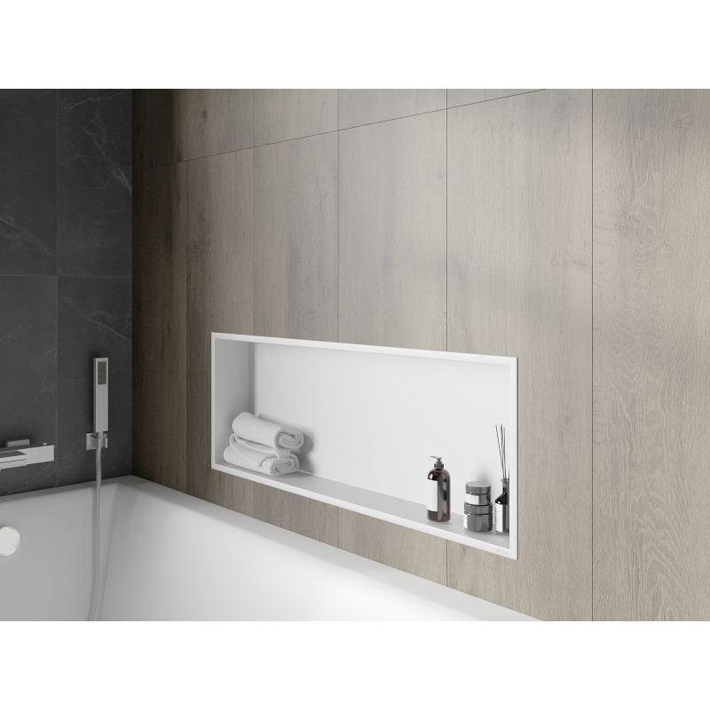 Mexen X-Wall-R fülke polc peremmel 90 x 30 cm, fehér - 1920903010