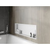 Mexen X-Wall-R raft de nișă cu flanșă 90 x 30 cm, alb - 1920903010
