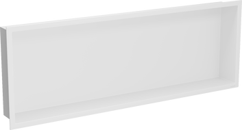 Mexen X-Wall-R raft de încastrare cu flanșă 90 x 30 cm, Albă - 1920903010