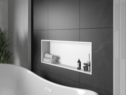 Mexen X-Wall-R 90 x 30 cm-es, karimás fali polc, fehér - 1920903010
