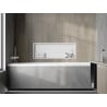 Mexen X-Wall-R fürdőszoba süllyesztett polc kerettel 90 x 30 cm, Fehér - 1920903010