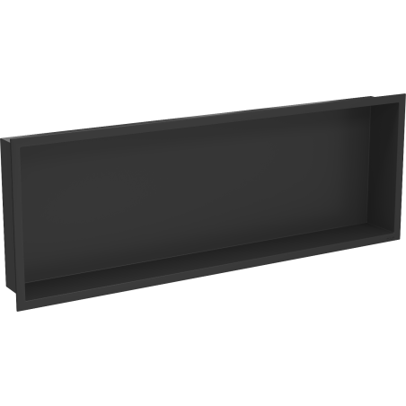 Mexen X-Wall-R raft de perete cu flanșă 90 x 30 cm, negru - 1970903010