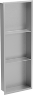 Mexen X-Wall-R fiókos polc peremmel és polccal 90 x 30 cm, inox - 1910903010S