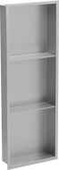 Mexen X-Wall-R süllyesztett polc peremmel és polccal 90 x 30 cm, inox - 1910903010S